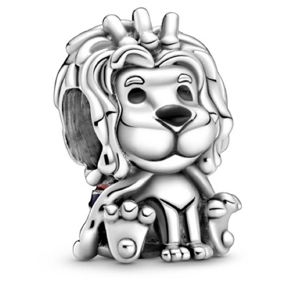Wavy Union Jack Lion Pandora charm